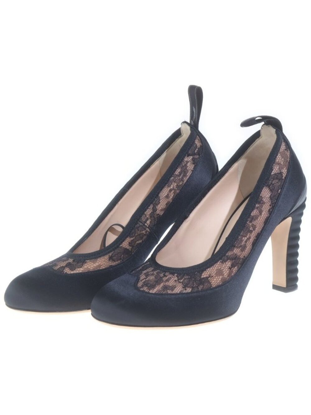 Fendi Lace Pumps Heels Black